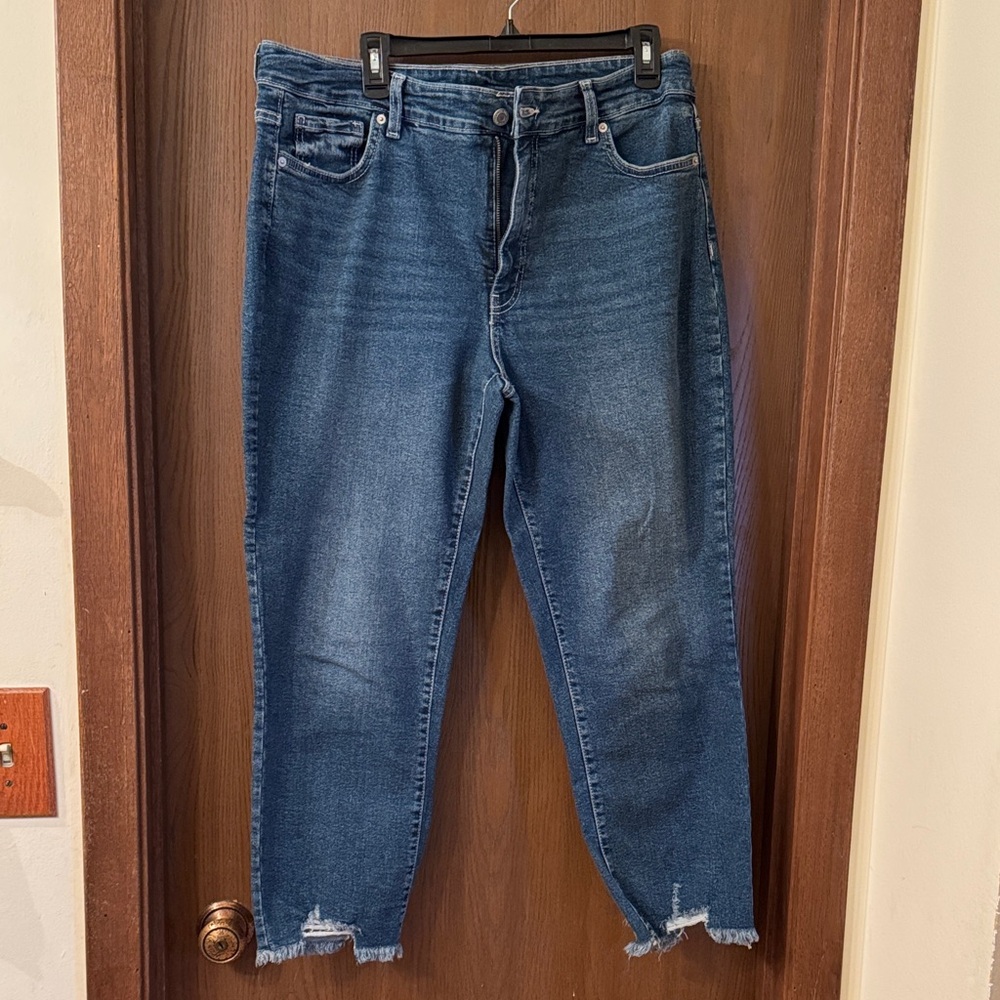 Classic Blue Barrel Cut Jeans